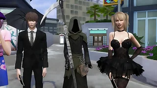 d. Note Porn Light Se Folla a Misa Amane Al Lado de Unfriendliness Parca Emo Anime Hentai 3D
